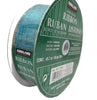 Kirkland Signature Wire Edged Turquoise with Gold Ribbon 50 yards 1.5 inches
