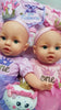 Celebrating Twins 15" Little Twincess Twins with Blue Eyes Turn One