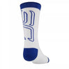 Under Armour Performance Crew Socks Youth 13.5K-4Y Blue/White Assorted 3 Pair