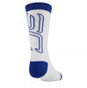 Under Armour Performance Crew Socks Youth 13.5K-4Y Blue/White Assorted 3 Pair