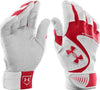 Men’s Under Armour Yard VI Gloves, White/Red, Small