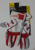 Men’s Under Armour Yard VI Gloves, White/Red, Small