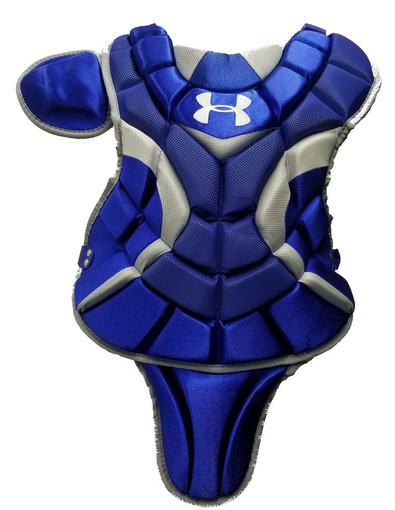 Under Armour Youth Chest Protector 14.5" Royal Blue Ages 9-12