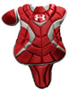 Under Armour Pro Junior Catcher's Chest Protector 14.5" Scarlet Ages 9-12