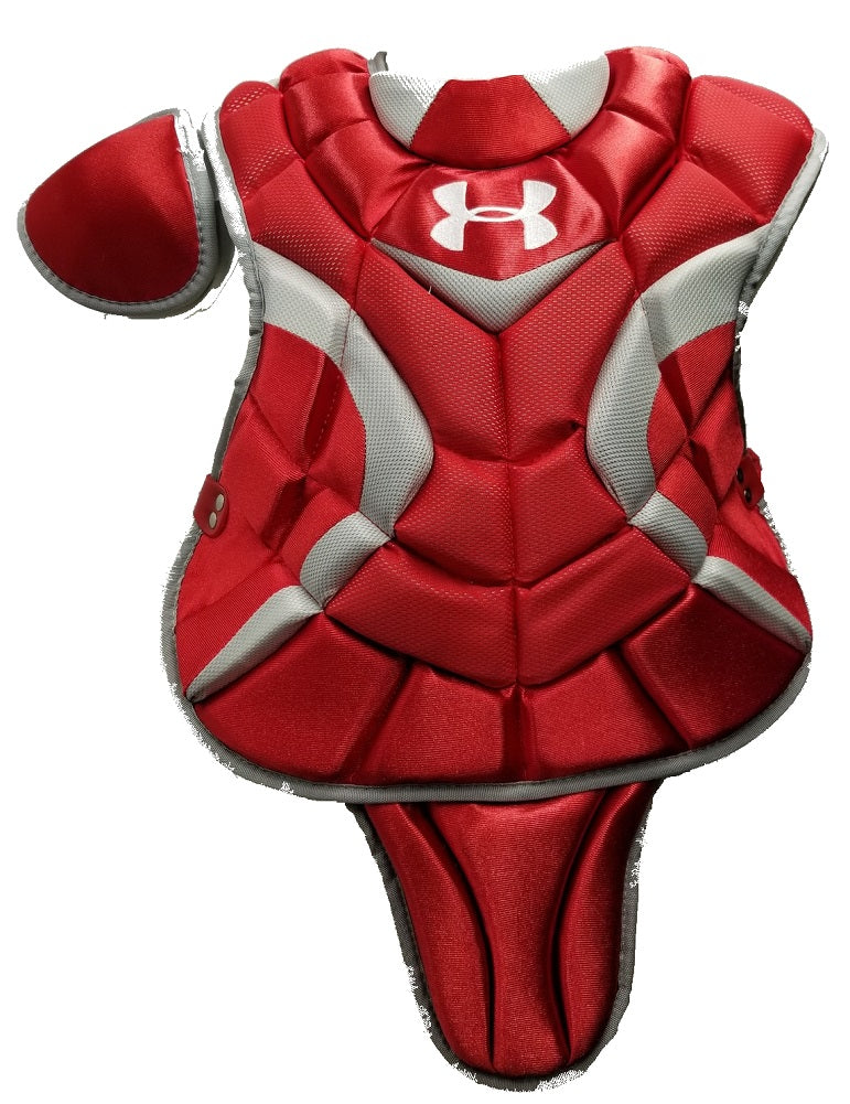 Under Armour Youth Pro Catcher's Chest Protector 15.5" Scarlet Ages 12-16