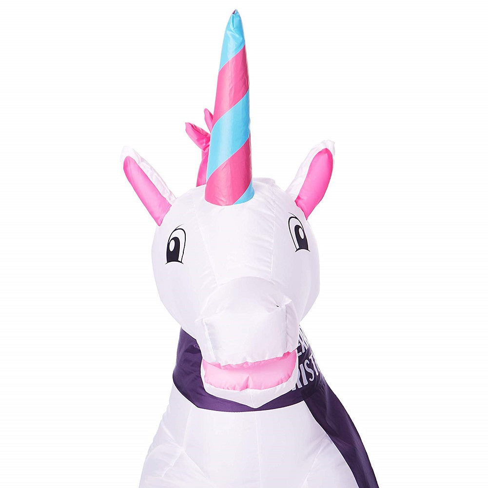 Holiday Time Inflatable Holiday Time Inflatable Christmas Unicorn | My Quick Buy