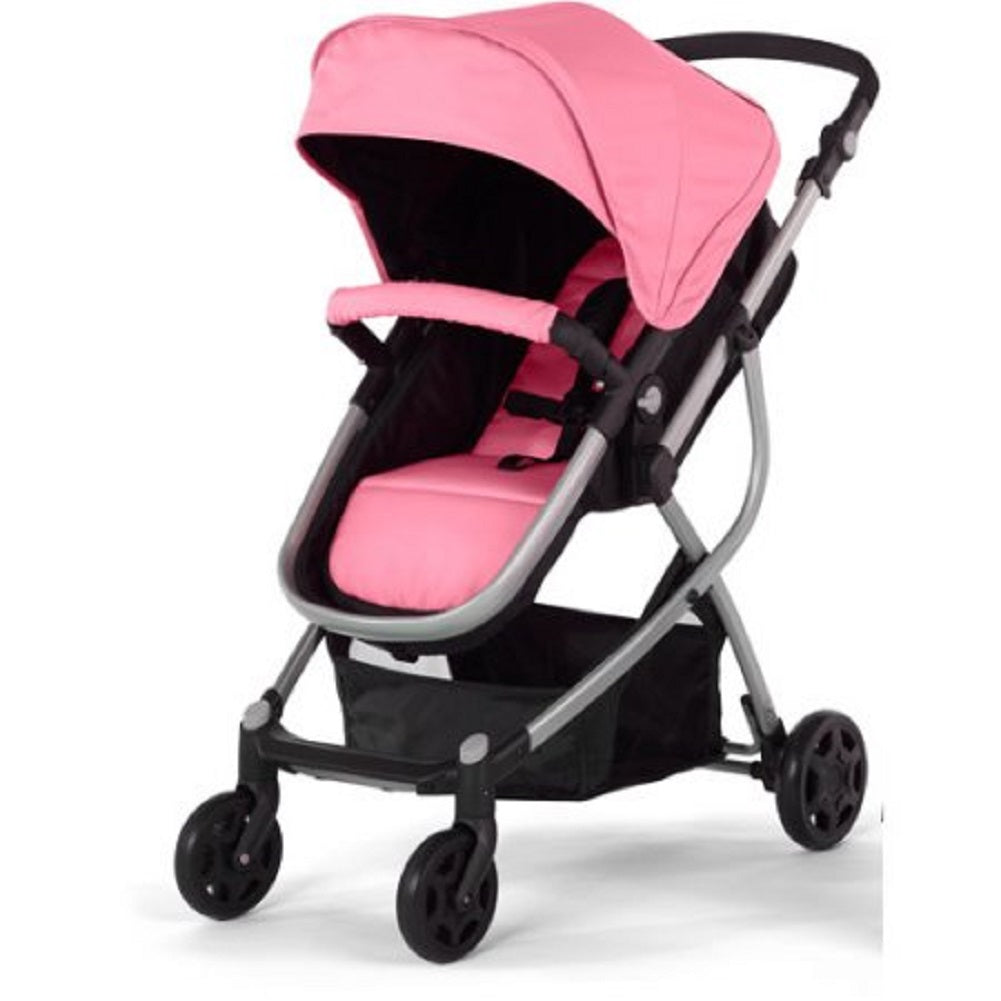 travel system pink stroller Urbini Omni 3-in-1 Versatile Travel System, Pink