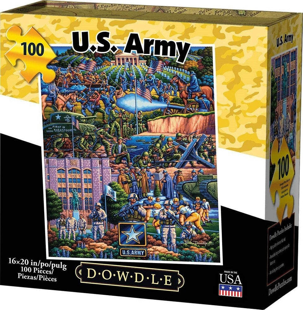 Dowdle U.S. Army Jigsaw Puzzle 100-Pieces 16 x 20 inch