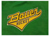 Bauer Short Sleeve Varsity Youth Green T-Shirt, Medium