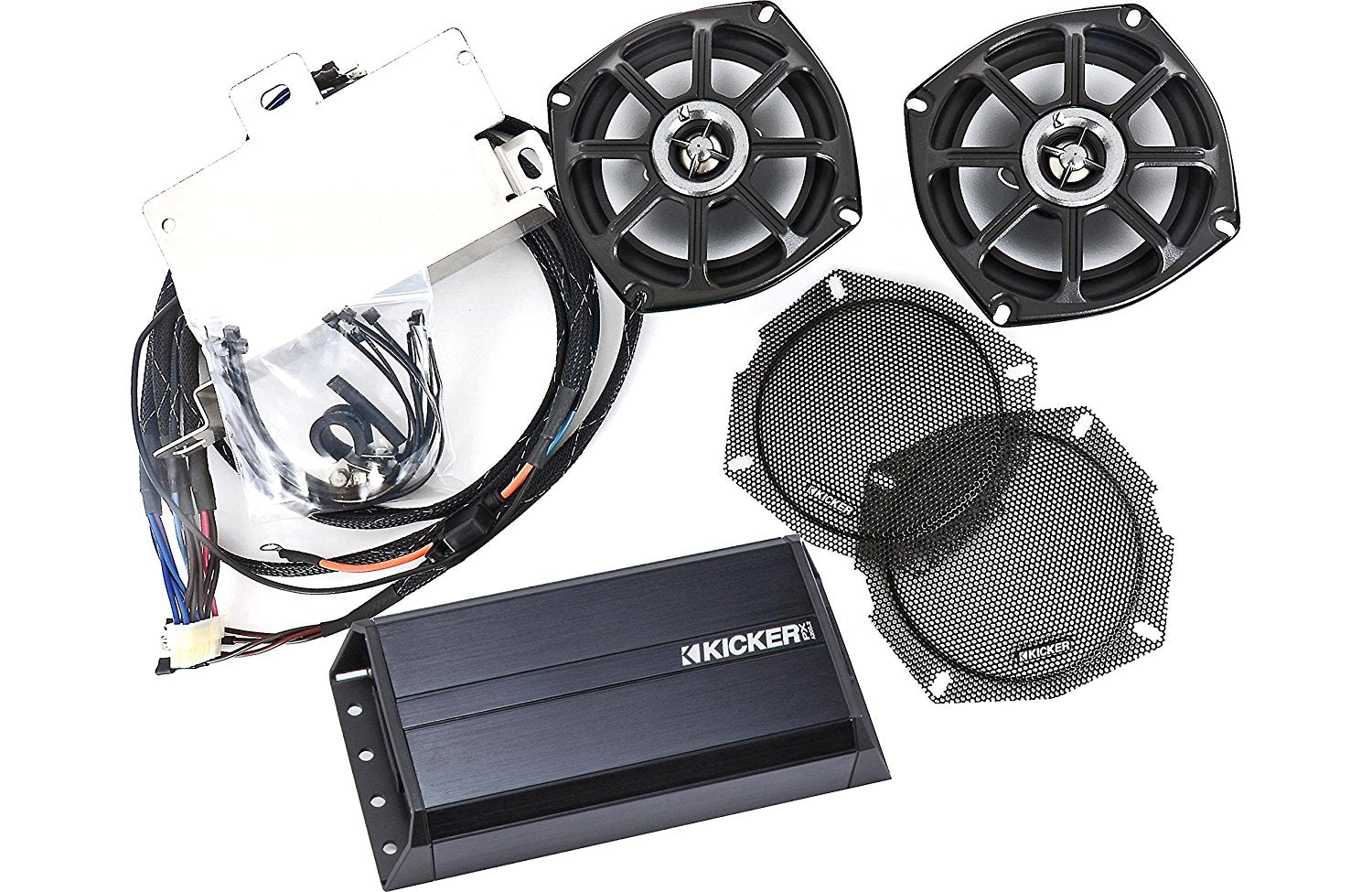 Kicker Klock Werks Fit Kit Speaker/Amplifier Upgrade System,Victory XC Tour Pack