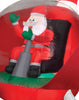 Animated Airblown Helicopter Santa Gemmy Prop Christmas Decor Decoration