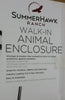 SummerHawk Ranch Powder-Coated Steel Walk-In Animal Enclosure, 40 Sq Ft