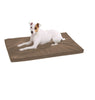 Therapeutic Memory Rectangular Foam Dog Bed Medium/Large, Warm Sand