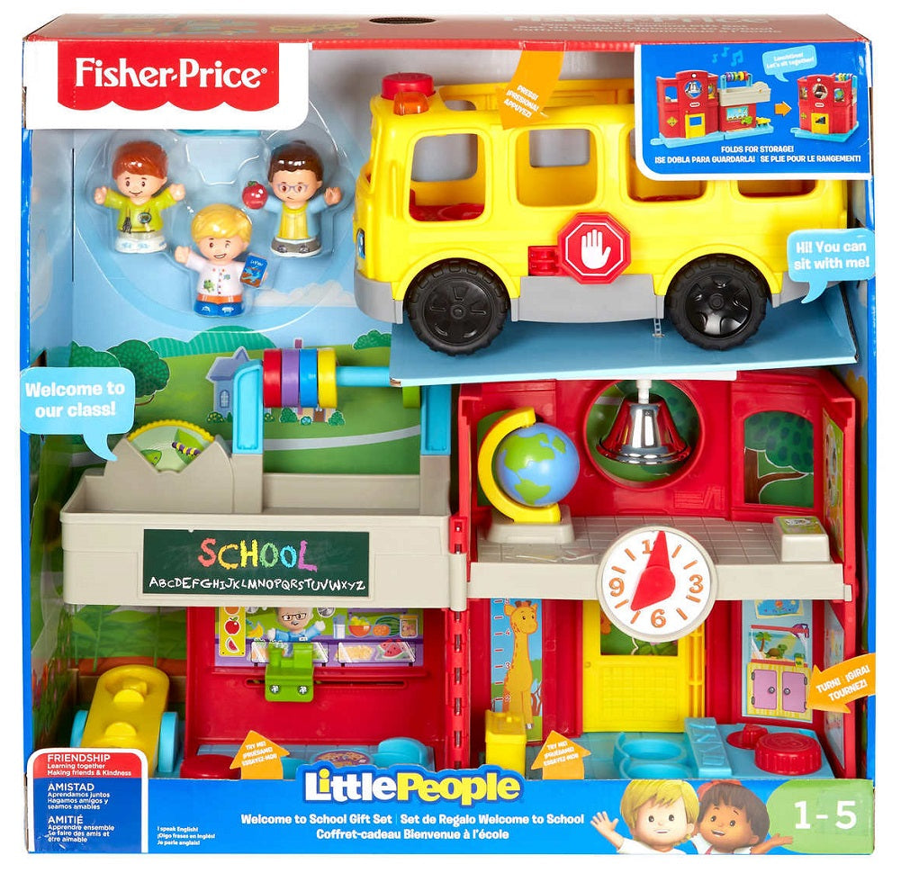 Fisher-Price Little People Welcome to School Gift Set
