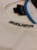 Bauer Team Tech Men's White Short Sleeve T-Shirt, X-Small