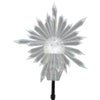 LED LightShow Projection Kaleidoscope Tree Topper, White