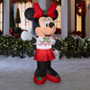 Gemmy Disney  Inflatable Minnie Mouse 6 Ft. Tall with Red Bow Outdoor Holiday Decoration