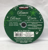 Kirkland Signature Wire Edged Ribbon White with Silver Accents 50 yards 1.5 inches