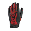 Wilson GST Skill Football Gloves Red, Adult XXL