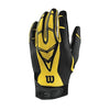 Wilson GST Skill Football Gloves Yellow, Adult XX-Large
