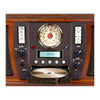 Victrola Nostalgic Aviator Wood 7-in-1 Bluetooth Turntable Entertainment Center, Mahogany