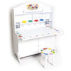 Jupiter Workshops 20001 Wooden Activity Station Toy, White