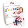 Jupiter Workshops 20001 Wooden Activity Station Toy, White