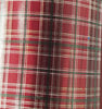 Double Sided Christmas Wrap Foil Red Plaid/Paper White Holiday Greeting 269 sq ft