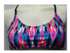 Xhilaration Women's Bralette Bikini Top Purple/Orange, X-Large