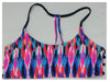 Xhilaration Women's Bralette Bikini Top Purple/Orange, X-Large