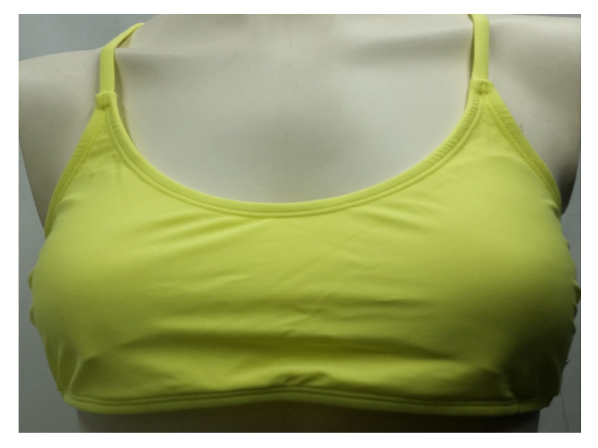 Xhilaration Women's Bralette Bikini Top Yellow, X-Large
