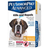 Pet Armor Pro Advanced Flea Tick Repellant XL 89-132 Lbs 3 Applicators FREE GIFT