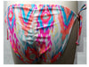 Xhilaration Women's String Bikini Bottom, Hot Coral Multi, Small