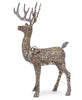 Home Accents Holiday 5.5 ft Meadow Frost Animated LED Brown Deer