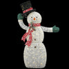Home Accents Holiday 5ft Warm White LED Animated PVC Snowman with Hat and Scarf