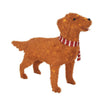 Home Accents Holiday 4 ft Christmas LED Lighted Fuzzy Golden Retriever