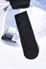 Bauer 800 Series Ice Hockey Sock, White, Navy with Gold & White Stripes, Youth L-XL