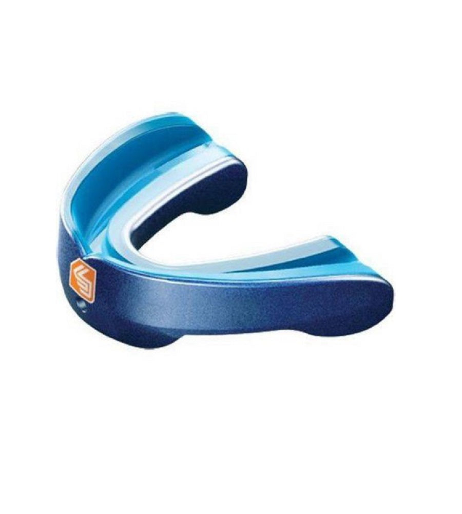 Shock Doctor Gel Nano Convertible Tether Youth Mouthguard, Pearl Blue